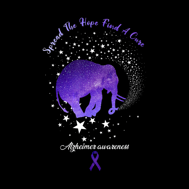 Alzheimer Awareness Spread The Hope Find A Cure Gift by thuylinh8