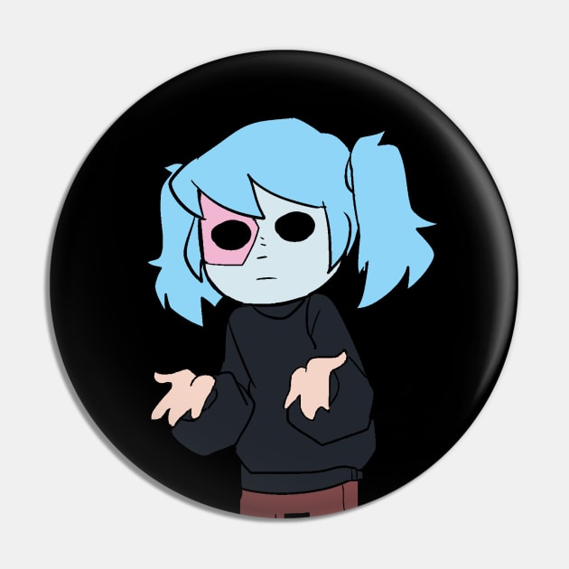 Sally Face Pin by WiliamGlowing