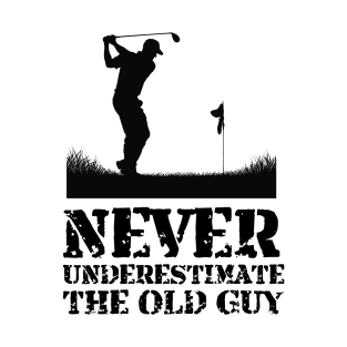 Funny Old Guy Golf New T-Shirt