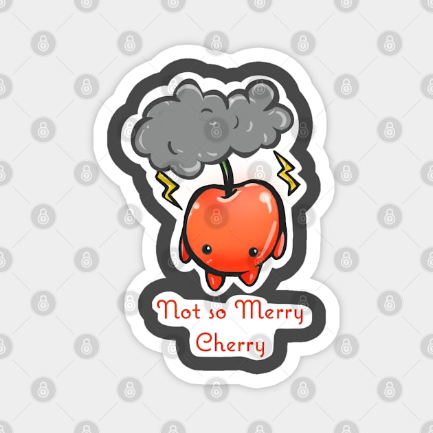 Not So Merry Cherry Magnet by MegsMashables