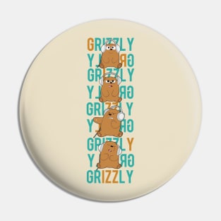 Baby Grizzly Pin