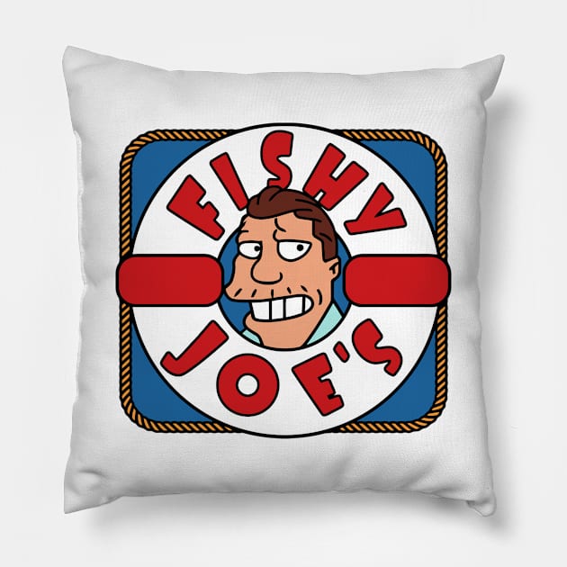 Future Fish Restaurant Pillow by buby87