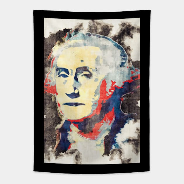 George George Washington Tapestry by Nerd_art