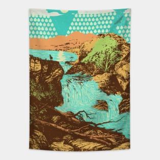 WILD WATERFALL Tapestry