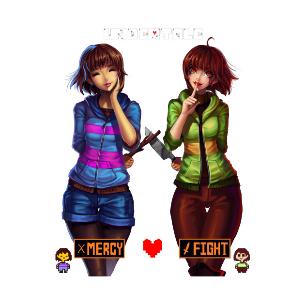 undertale frisk and chara