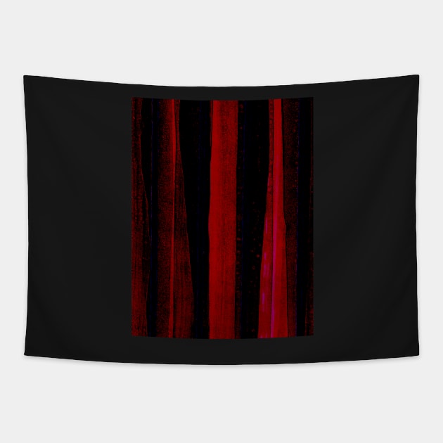 Velvety red and deep dark shadows abstract painting Tapestry by Uniquepixx