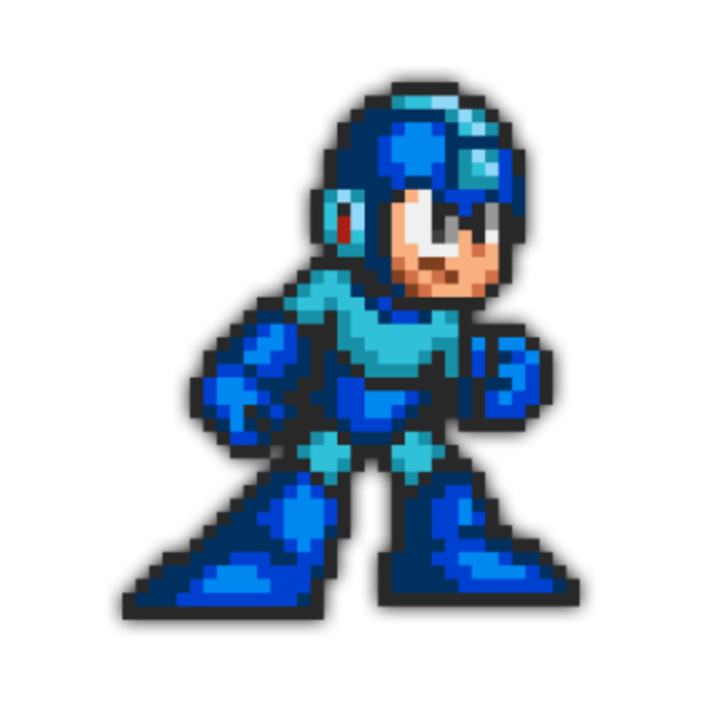 MegaMan low-res pixelart - Mega Man - Mug | TeePublic