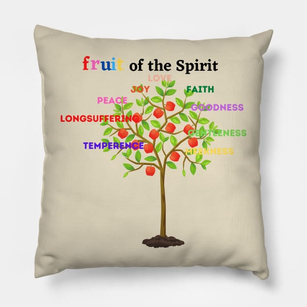 fruit of the Spirit Pillow by Christian custom designz