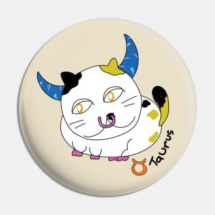 Taurus zodiac funny cat Pin