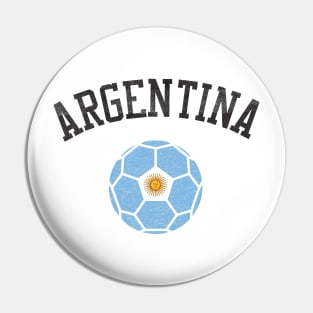 Argentina Soccer Team Heritage Flag Pin