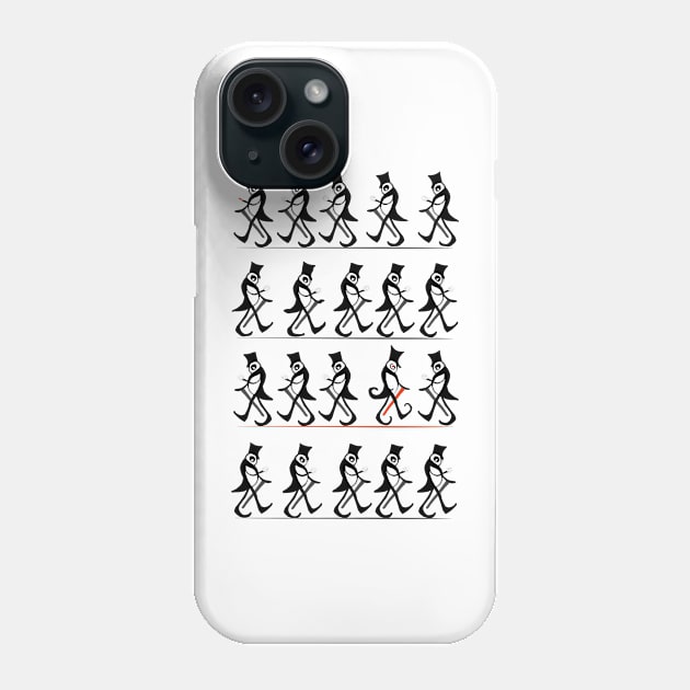 Walk This Way Phone Case by BenCowanArt