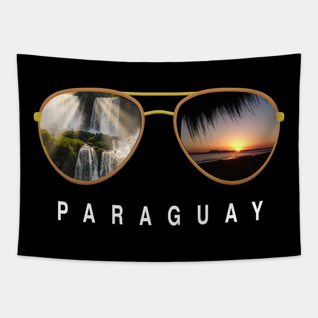 Paraguay Sunglasses Tapestry by JayD World