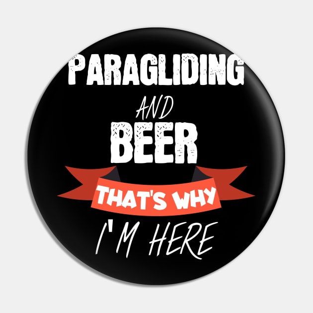 Paragliging and beer Pin by maxcode