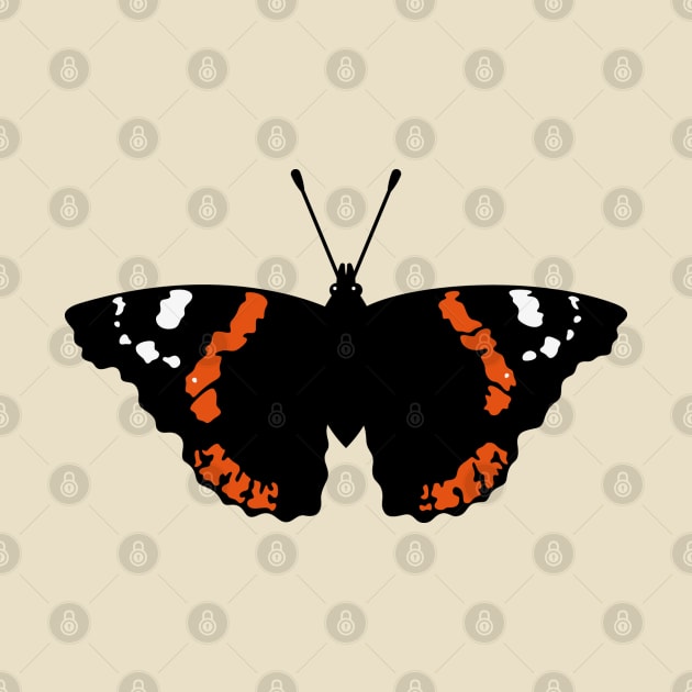 Butterfly (Red Admiral / Vanessa Atalanta) by MrFaulbaum
