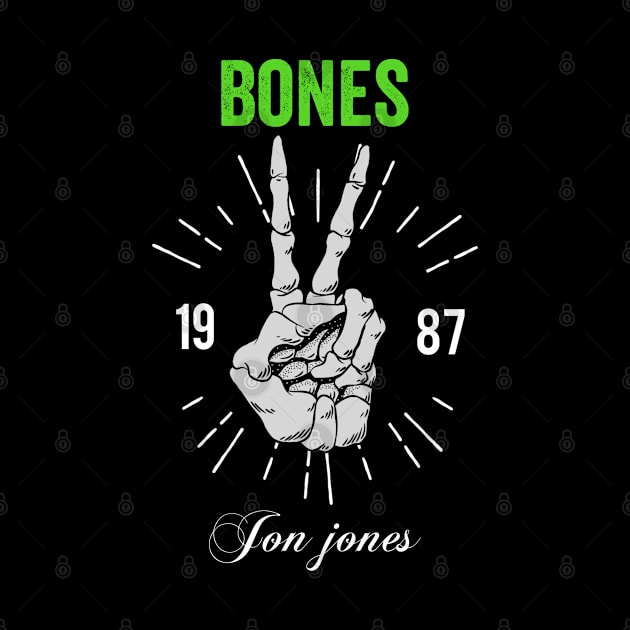 jon jones bones by FIFTY CLOTH