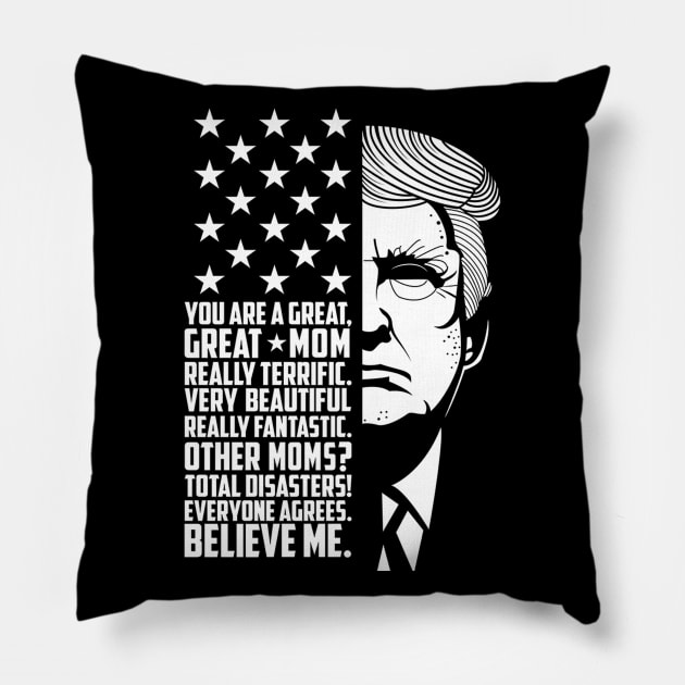 Trump Mother's Day Pillow by Bingeprints