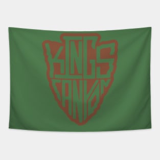 Kings Canyon National Park name arrowhead Tapestry