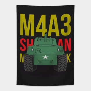 M4A3 Sherman tank of the US Army Tapestry