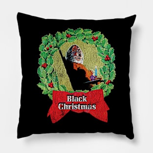 Black Christmas Pillow