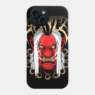 Death Metal Tengu - Yellow Phone Case