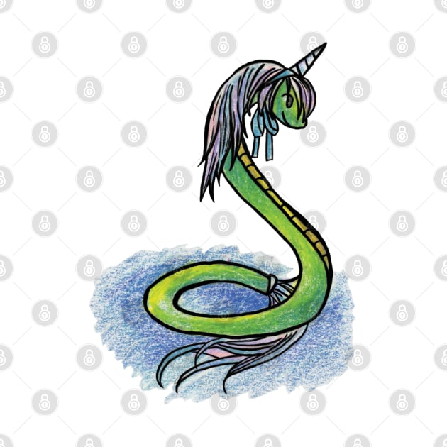 Unicorn Snake by Small Potatoes Illustration