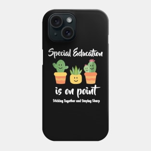 Special Education SPED Teacher Cactus T Phone Case