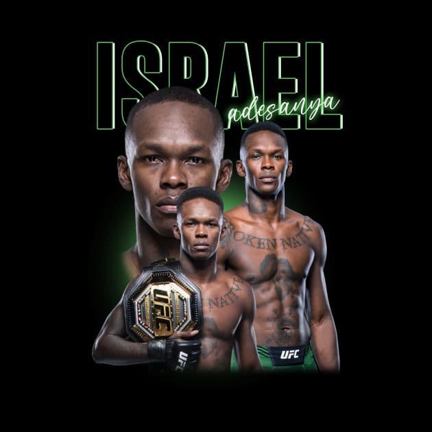 Israel Adesanya vintage butlag by jasmine ruth