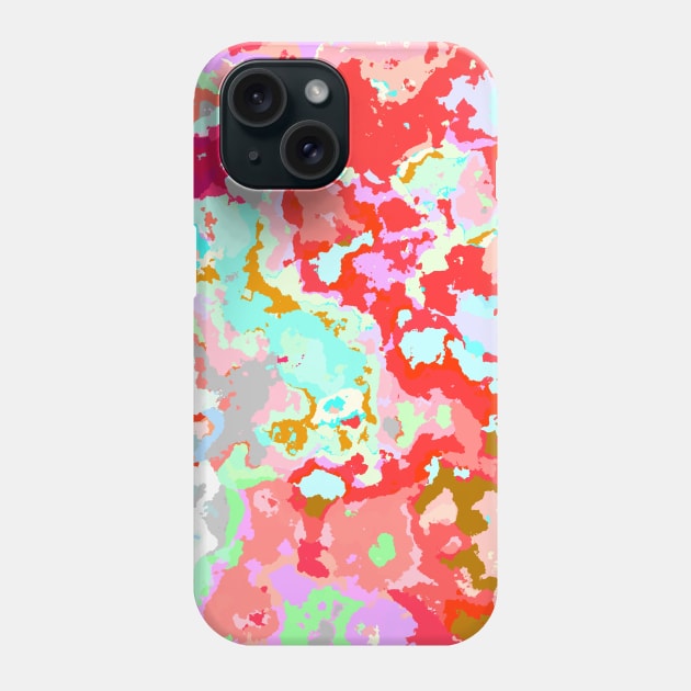 Colorful ink spill 2 Phone Case by erichristy