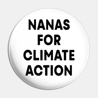 Nanas for Climate Action (White) Pin