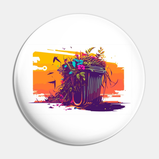 Trash Can Pin by AriadnaDeRaadt