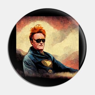 Late Night Superhero Pin