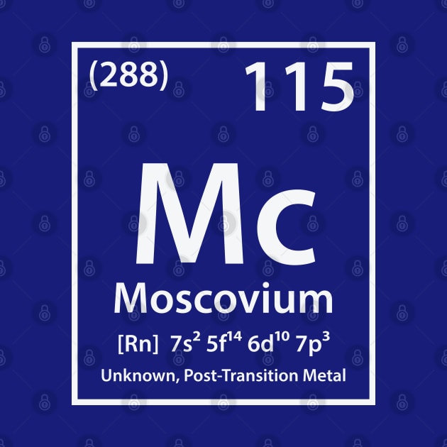 Moscovium Element by cerebrands