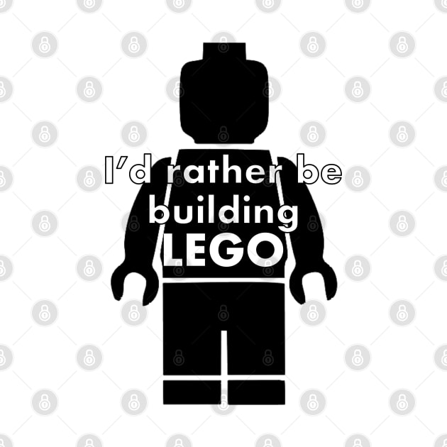 Rather be building Lego by Randomart