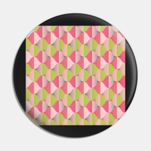 60s Retro vibes in pink and lime green pattern Pin