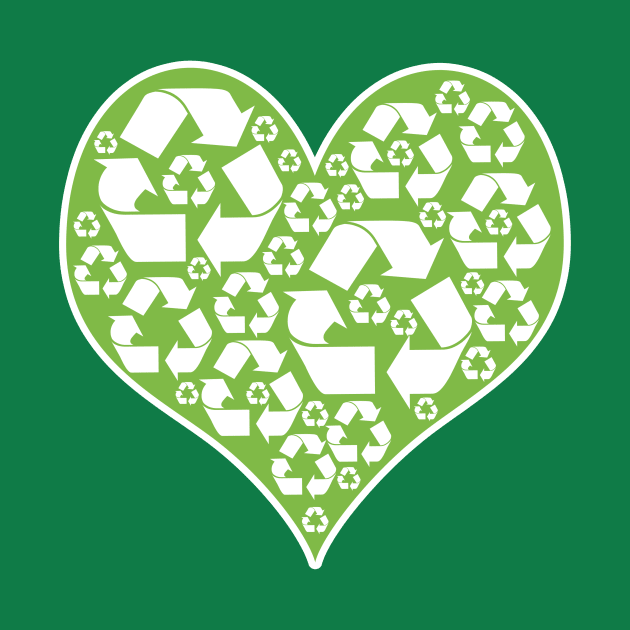 Green Heart Recycle by oddmatter