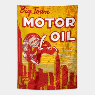 Big Town Motor Oil Tapestry