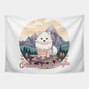 Grandma protects you Tapestry