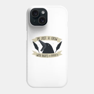Cartoon Collection:  Anxiety Crow Phone Case