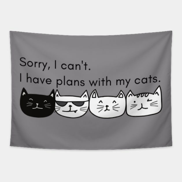 Sorry I can't. I have plans with my cats. Tapestry by milleux