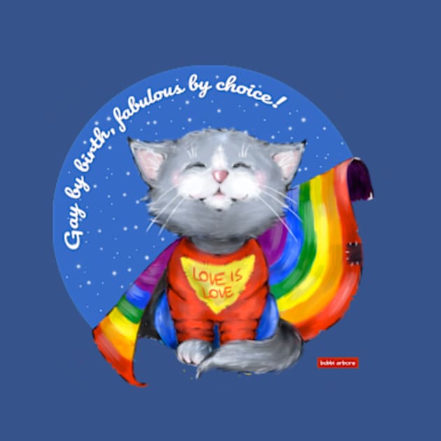 Superhero cat gay rights love is love by BobbiArbore