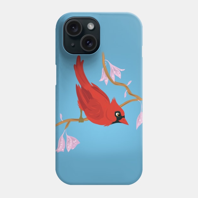 Cardinal Phone Case by SakuraDragon