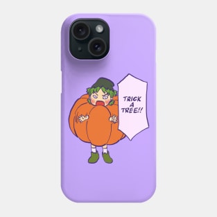 I draw that pumpkin yotsuba trick or treat / yotsubato Phone Case