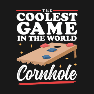 Cornhole Coolest Game Cornball Player T-Shirt