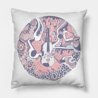 Npink Circle of Music Pillow