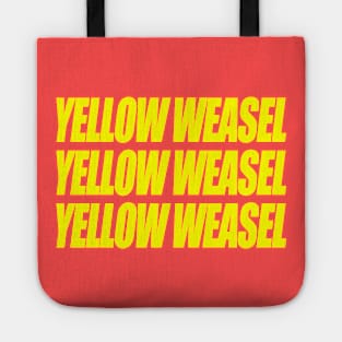 Yellow Weasel Tote