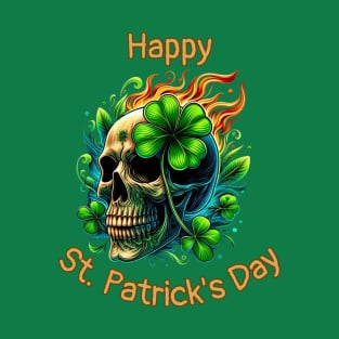 St Patricks Day 2024. Irish Skull Men T-Shirt