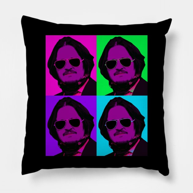 johnny depp Pillow by oryan80