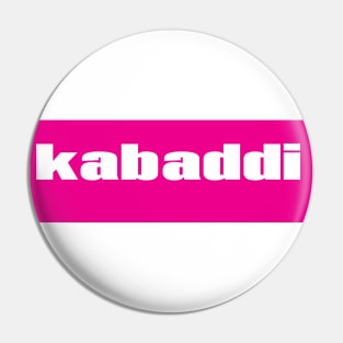 Kabaddi Pin