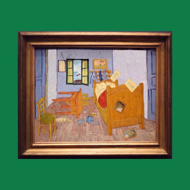 Van Gogh's Bedroom in Arles by Illusory contours