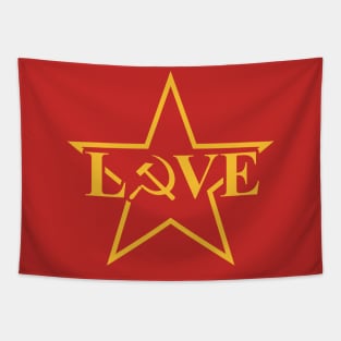 Communism Love Tapestry